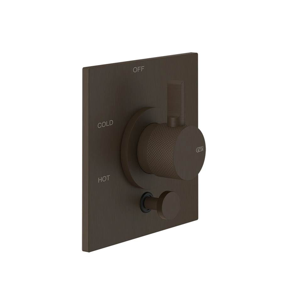 Gessi 58174 Inciso Trim Parts Only External Parts For Pressure Balance With 2-Way Diverter - Parent