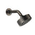 Gessi 58189 Inciso Wall-Mounted Adjustable Shower Head With Arm.
