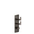 Gessi 58204 Inciso Trim Parts Only External Parts For Thermostatic With 2 Volume Controls