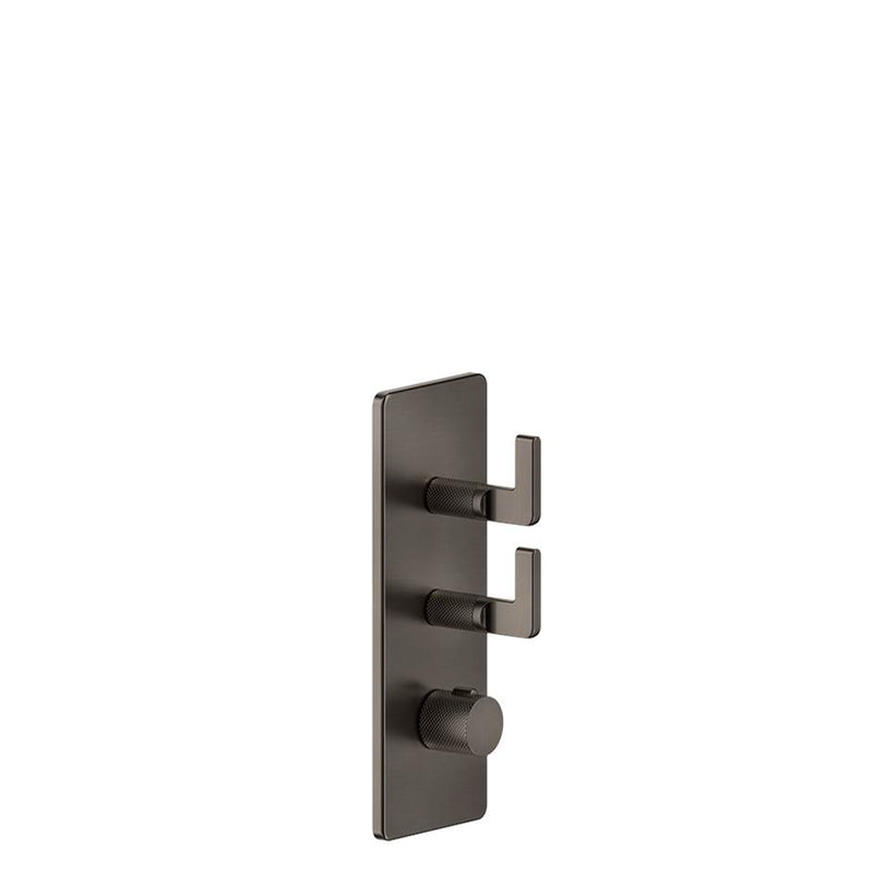 Gessi 58204 Inciso Trim Parts Only External Parts For Thermostatic With 2 Volume Controls