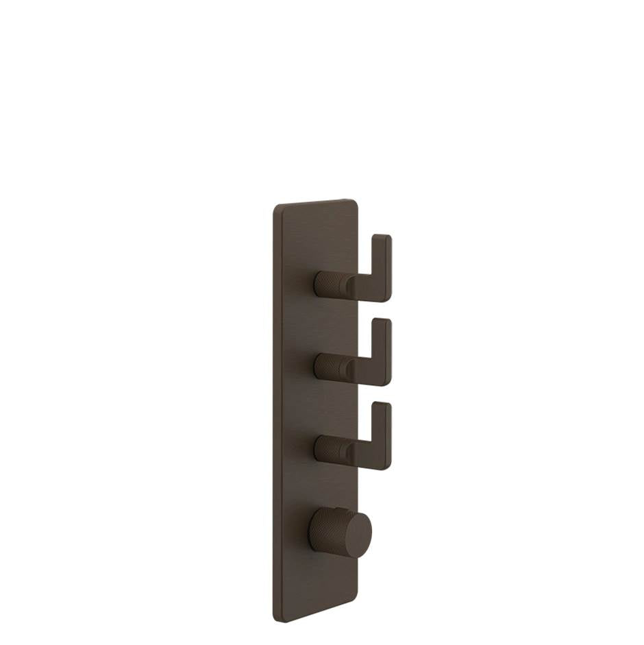 Gessi 58206 Inciso Trim Parts Only External Parts For Thermostatic With 3 Volume Controls - Parent