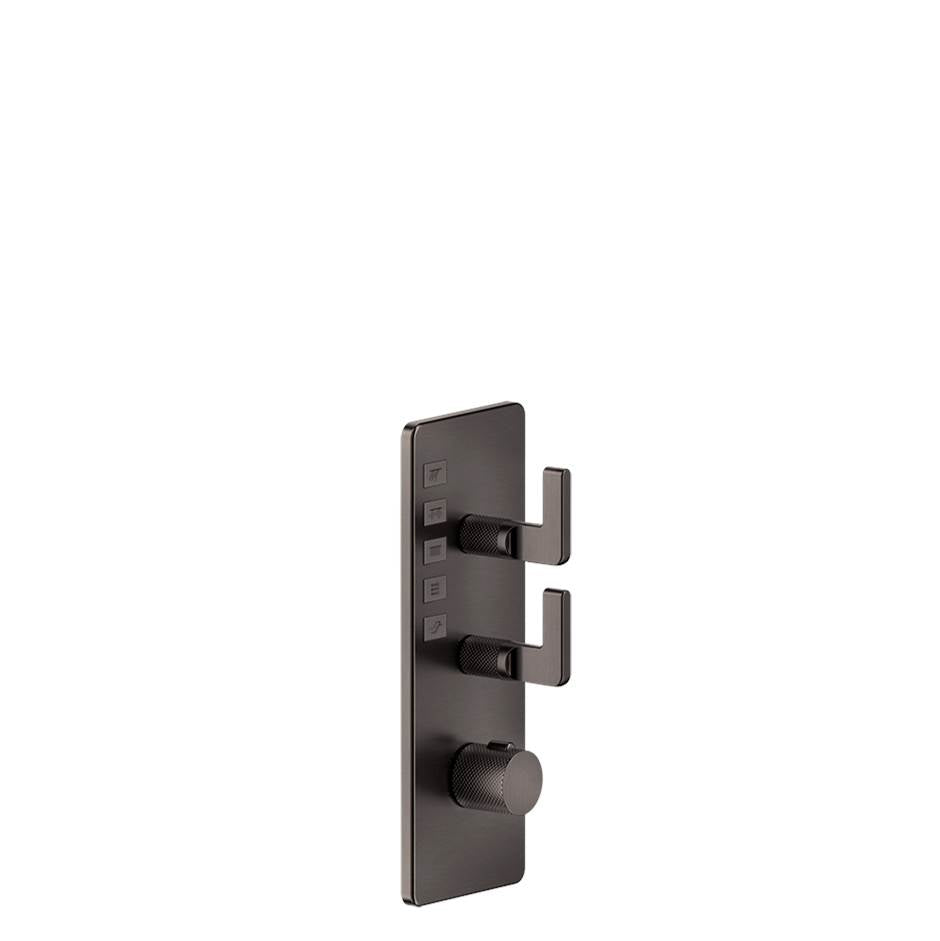 Gessi 58212 Inciso Trim Parts Only External Parts For 5-Way Thermostatic Diverter With Volume Control - L Handles