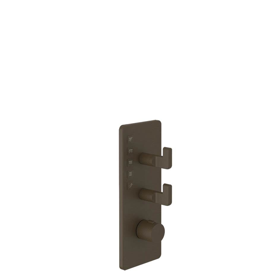 Gessi 58212 Inciso Trim Parts Only External Parts For 5-Way Thermostatic Diverter With Volume Control - L Handles - Parent