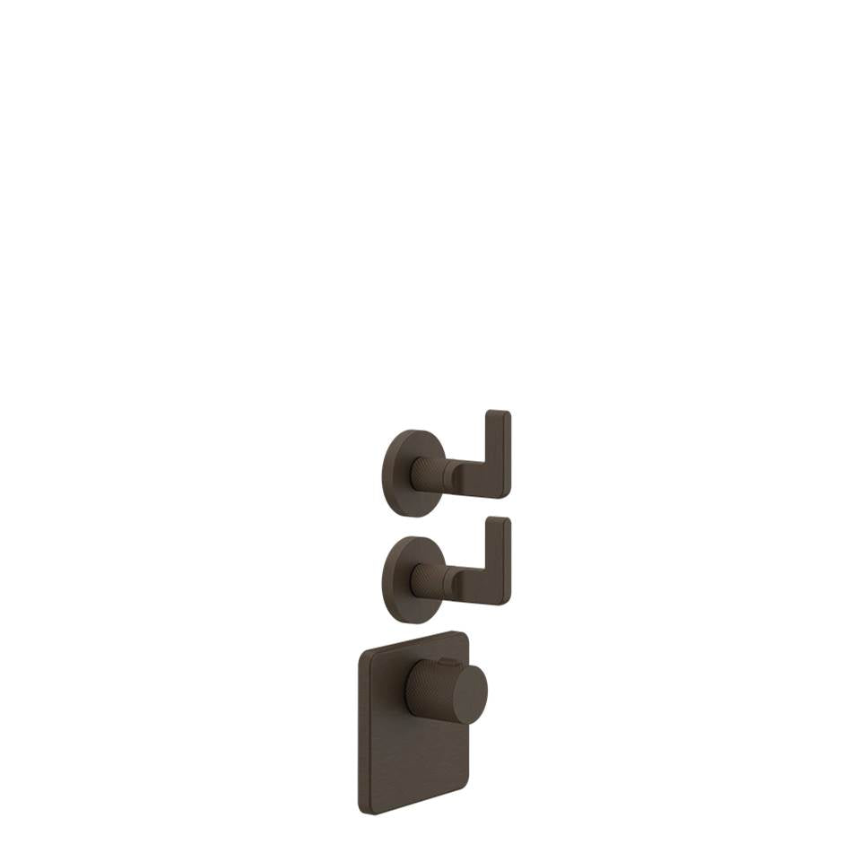 Gessi 58214 Inciso Trim Parts Only External Parts For Thermostatic With 2 Volume Controls - Parent
