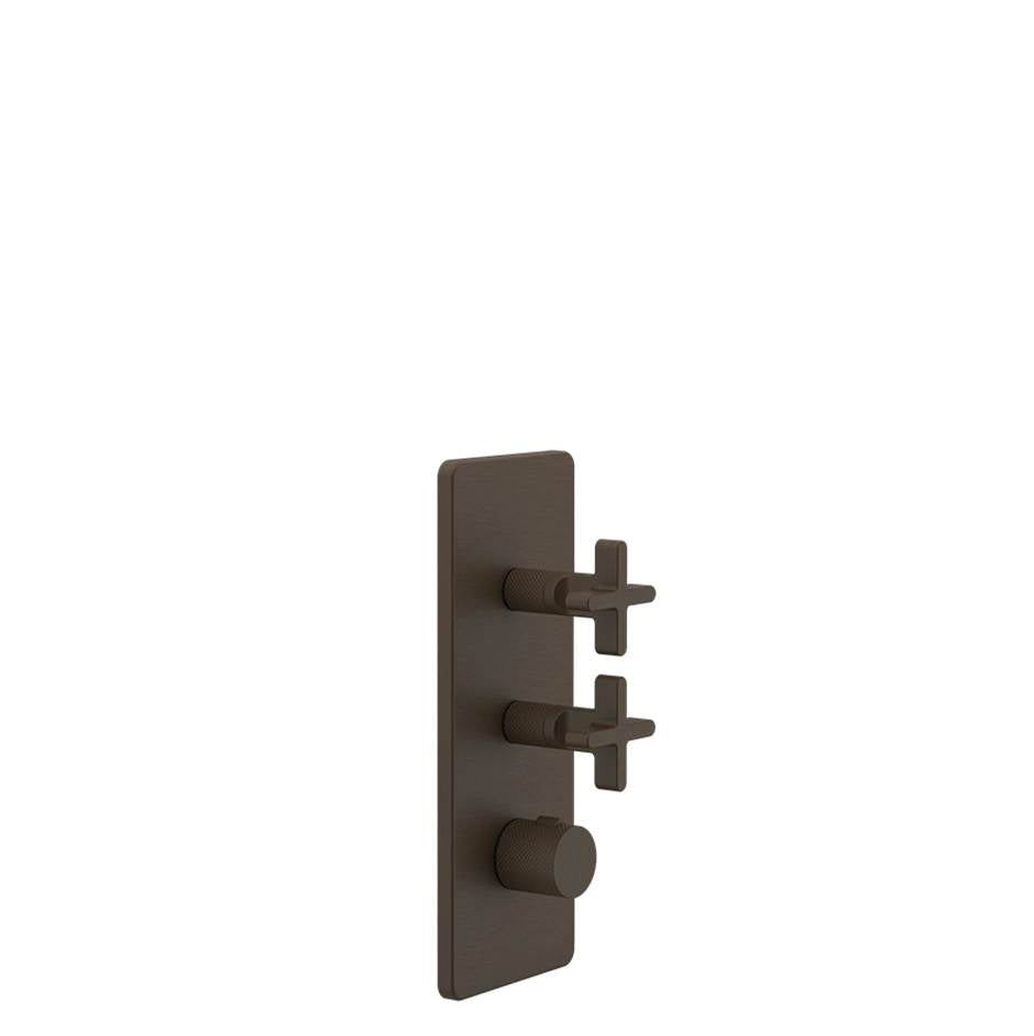 Gessi 58224 Inciso Trim Parts Only External Parts For Thermostatic With 2 Volume Controls - Parent