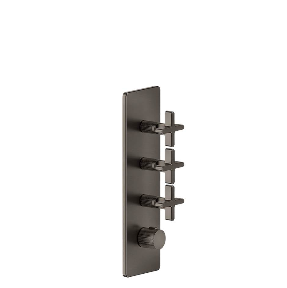 Gessi 58226 Inciso Trim Parts Only External Parts For Thermostatic With 3 Volume Controls