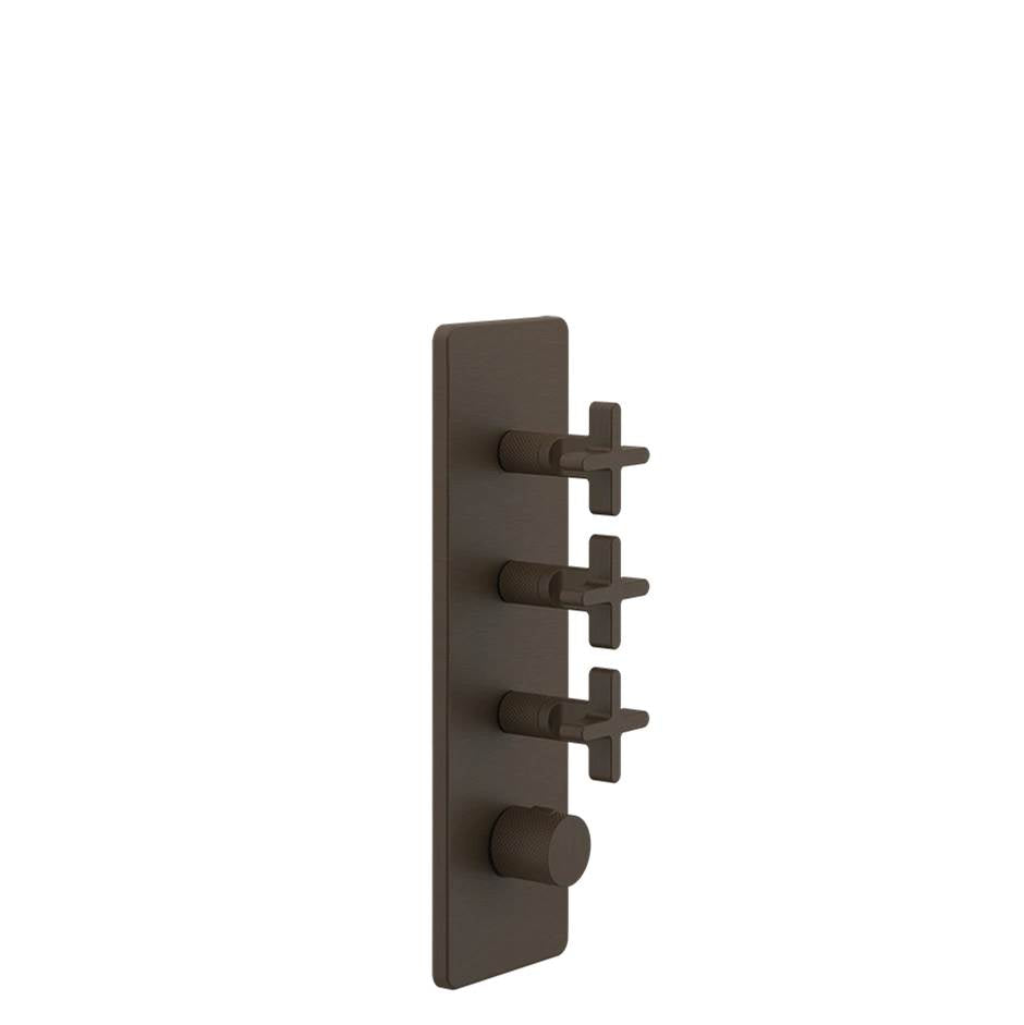 Gessi 58226 Inciso Trim Parts Only External Parts For Thermostatic With 3 Volume Controls - Parent
