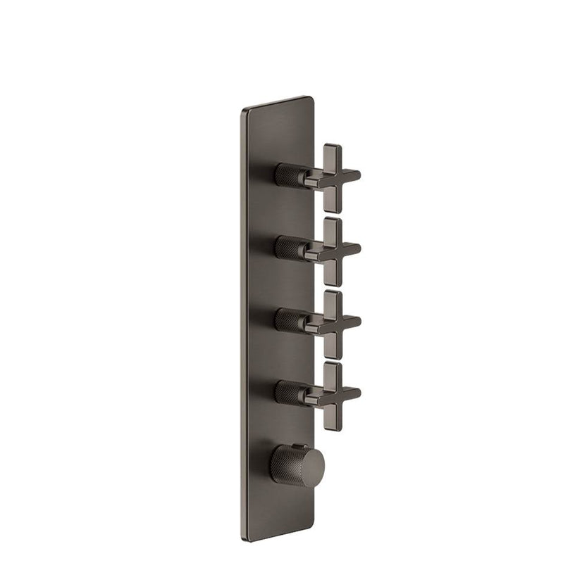 Gessi 58228 Inciso Trim Parts Only External Parts For Thermostatic With 4 Volume Controls