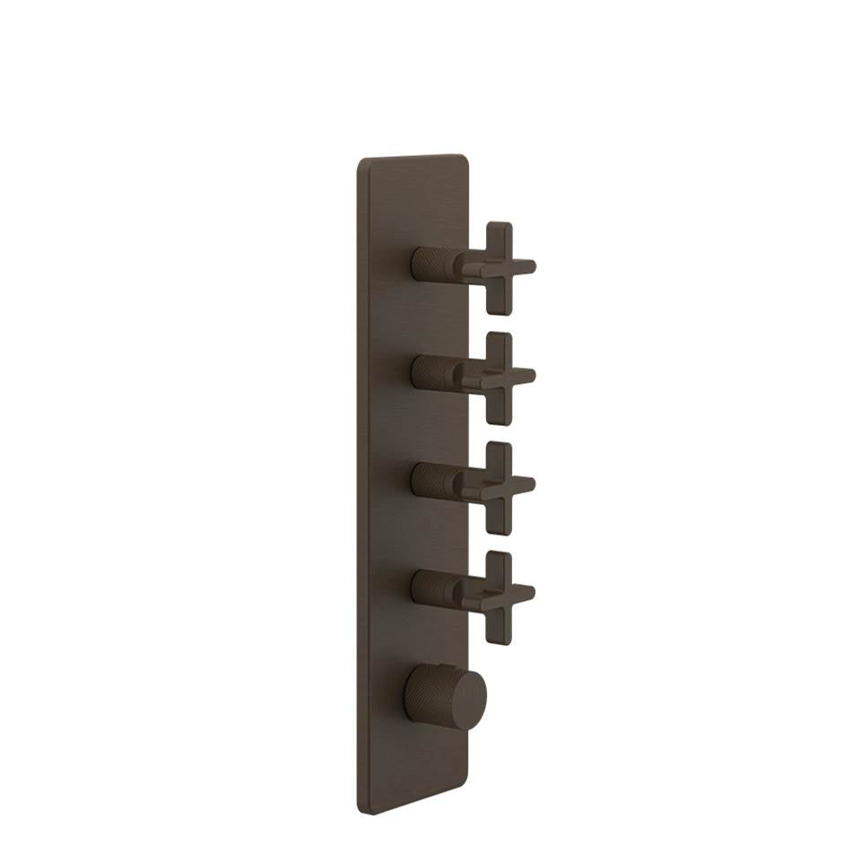 Gessi 58228 Inciso Trim Parts Only External Parts For Thermostatic With 4 Volume Controls - Parent