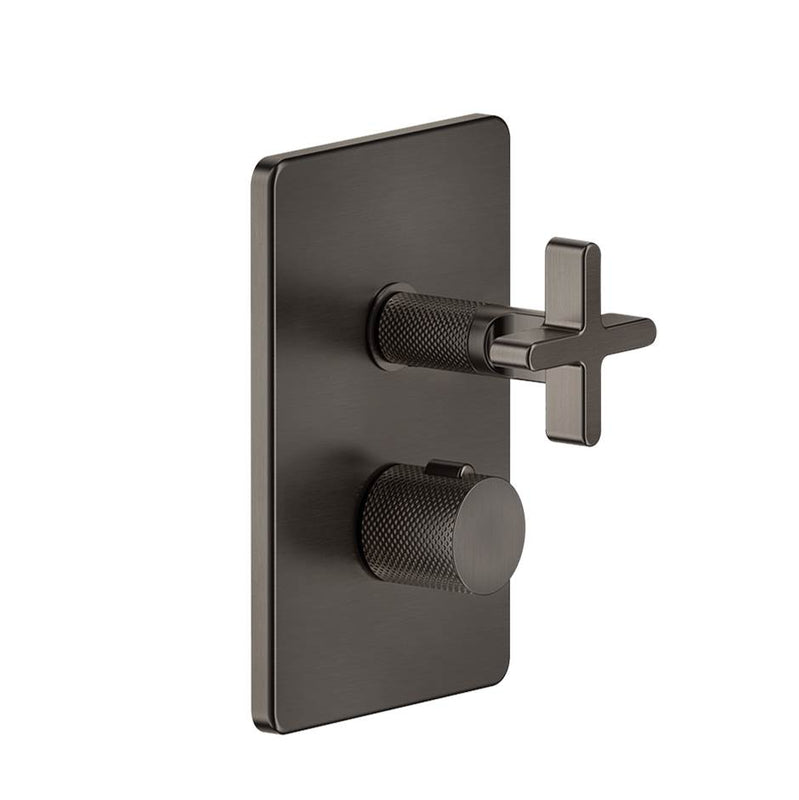 Gessi 58234 Inciso Trim Parts Only External Parts For 2-Way Thermostatic Diverter and Volume Control