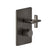 Gessi 58236 Inciso Trim Parts Only External Parts For 3-Way Thermostatic Diverter and Volume Control