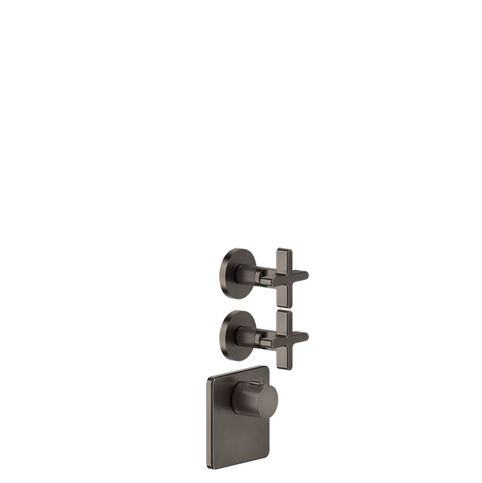 Gessi 58344 Inciso Trim Parts Only External Parts For Thermostatic With 2 Volume Controls