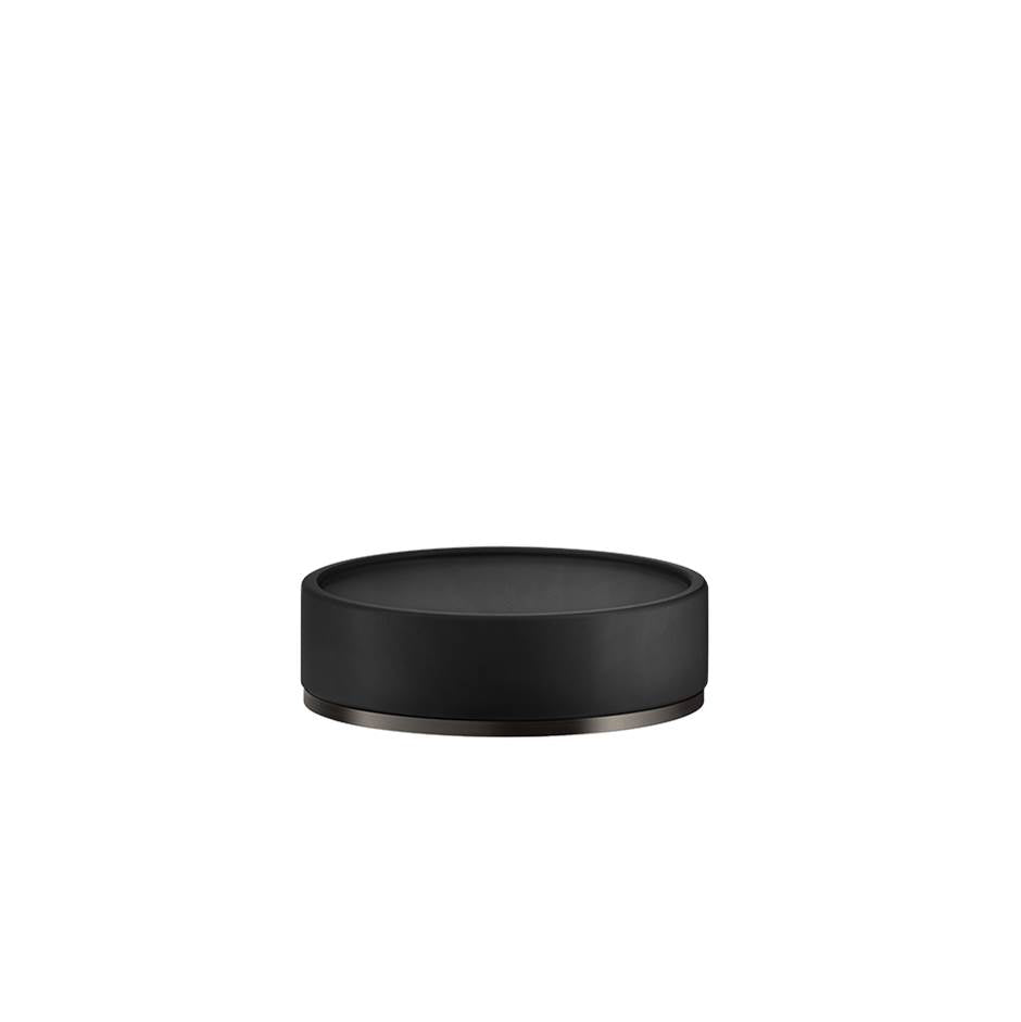 Gessi 58526 Ventaglio Standing Soap Holder, Black