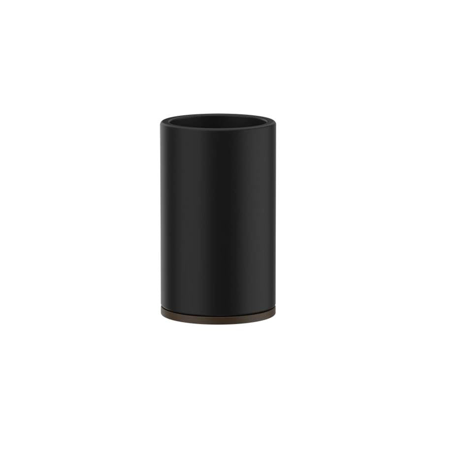 Gessi 58532 Ventaglio Standing Tumbler Holder, Black - Parent