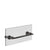 Gessi 58613 Inciso Towel Rail For Glass Fixing - 12" Length