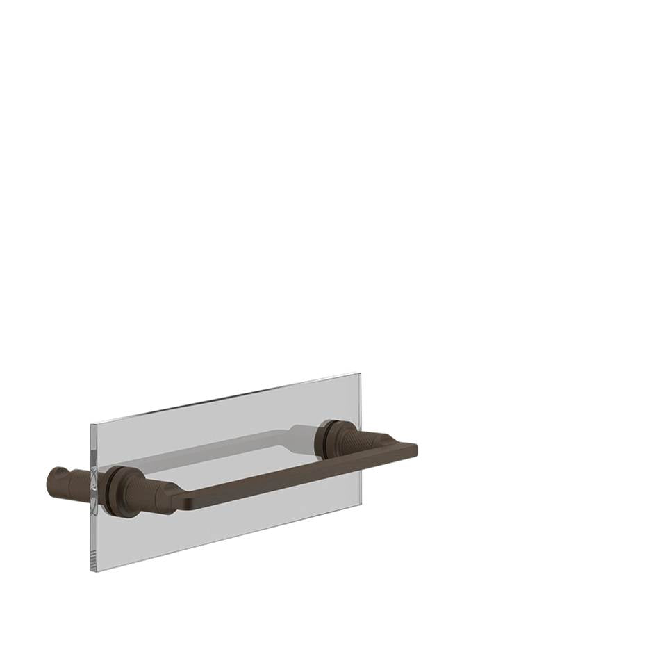 Gessi 58613 Inciso Towel Rail For Glass Fixing - 12" Length - Parent