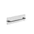 Gessi 58617 Inciso Towel Rail For Glass Fixing - 24" Length