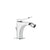 Gessi 59007 Rilievo Single Lever Bidet Mixer With Pop-Up Assembly