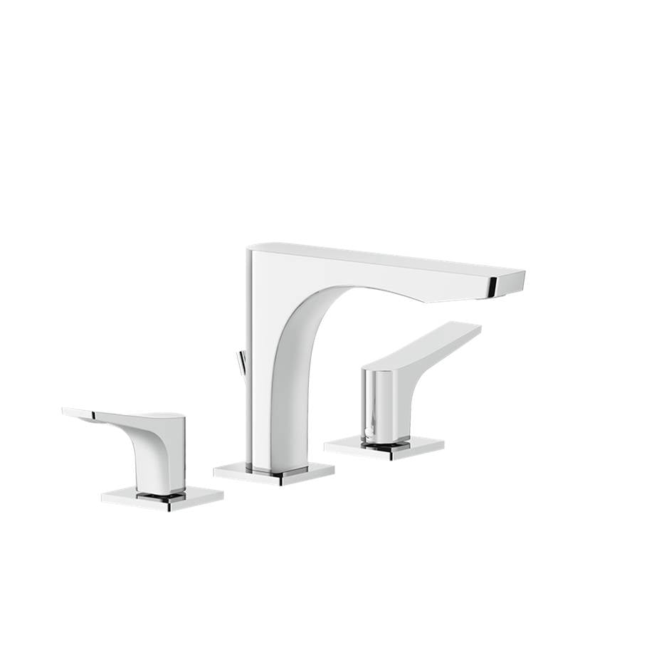 Gessi 59011 Rilievo Widespread Washbasin Mixer With Pop-Up Assembly