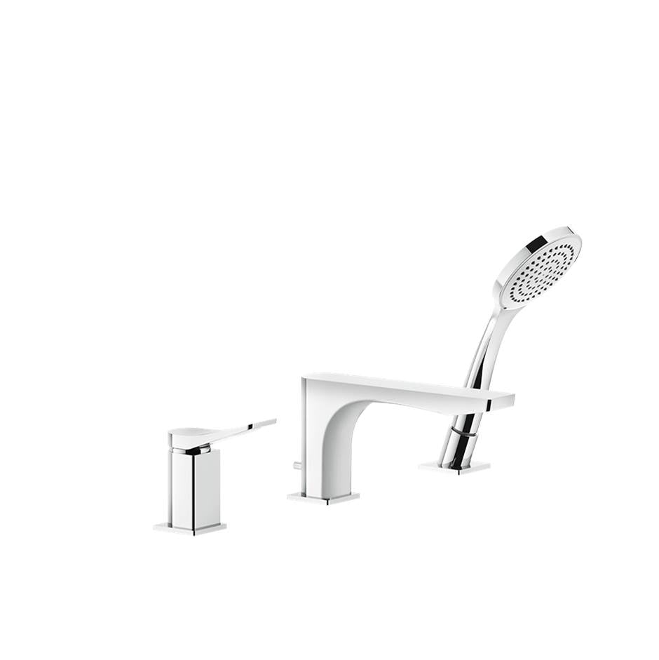 Gessi 59037 Rilievo Three-Hole Roman Tub Set
