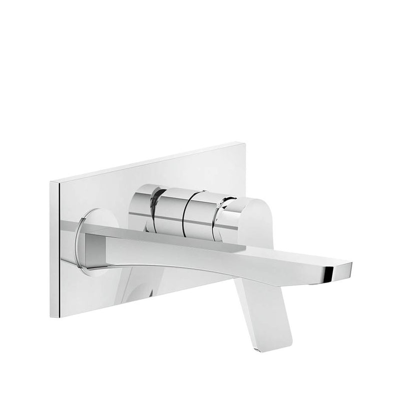 Gessi 59089 Rilievo External Parts Wall-Mounted Mixer, Medium Spout, Without Waste