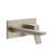Gessi 59089 Rilievo External Parts Wall-Mounted Mixer, Medium Spout, Without Waste
