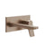 Gessi 59089 Rilievo External Parts Wall-Mounted Mixer, Medium Spout, Without Waste