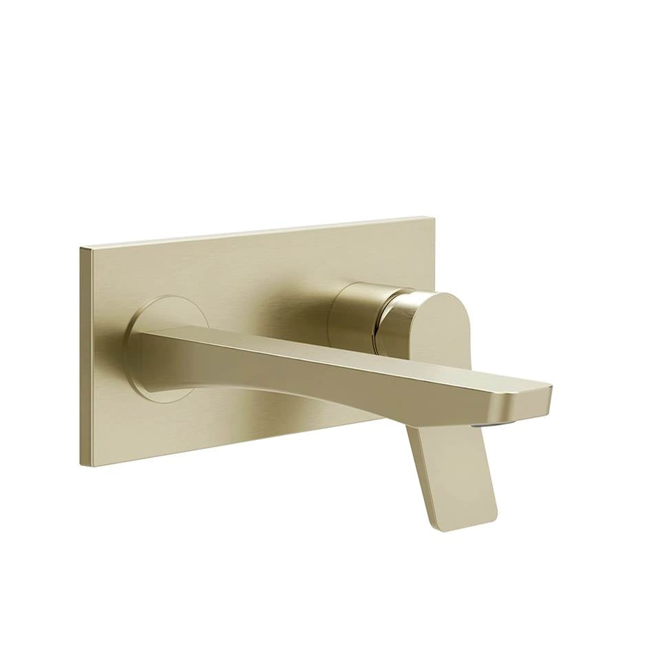 Gessi 59089 Rilievo External Parts Wall-Mounted Mixer, Medium Spout, Without Waste