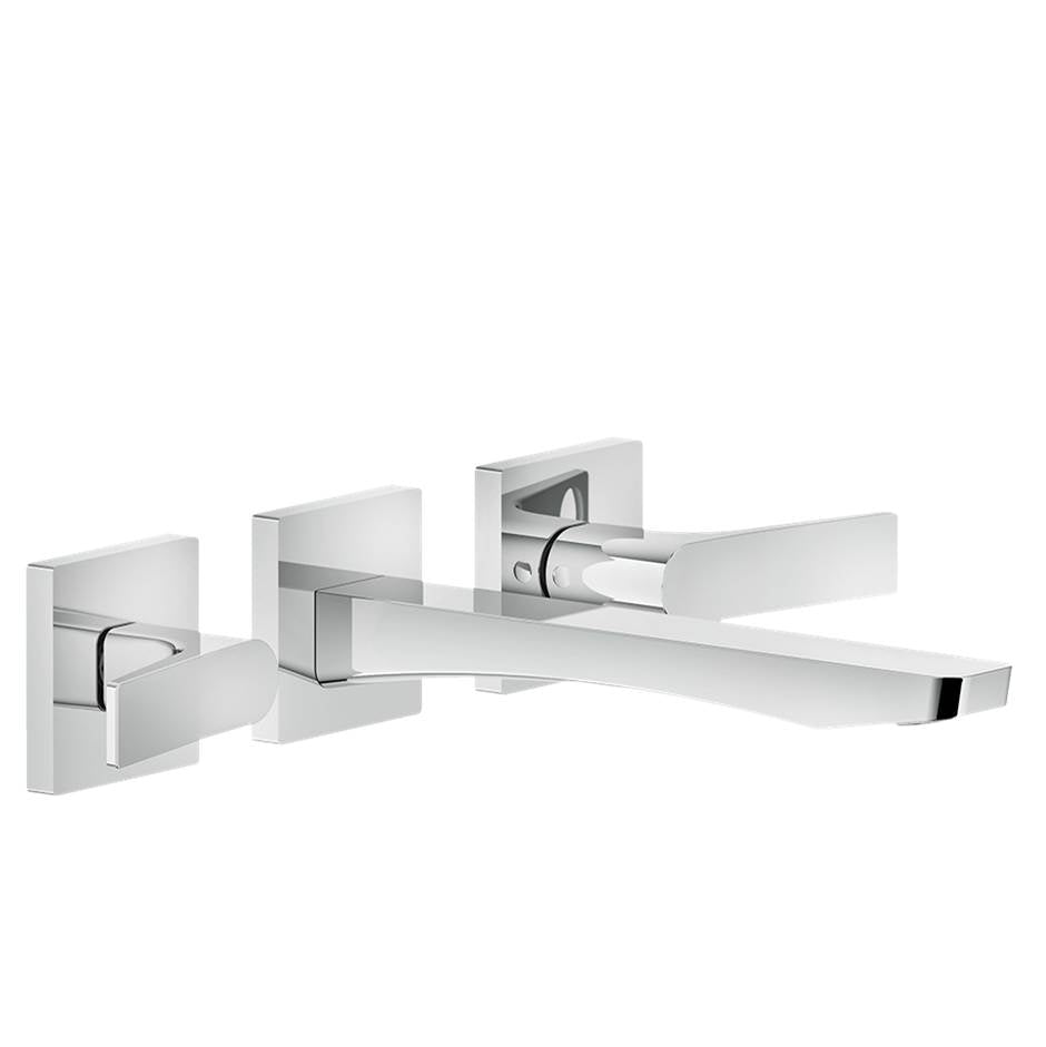 Gessi 59090 Rilievo Trim Parts Only Wall Mounted Washbasin Mixer Trim, Without Waste.