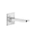 Gessi 59103 Rilievo Wall Mounted Bath Spout Only