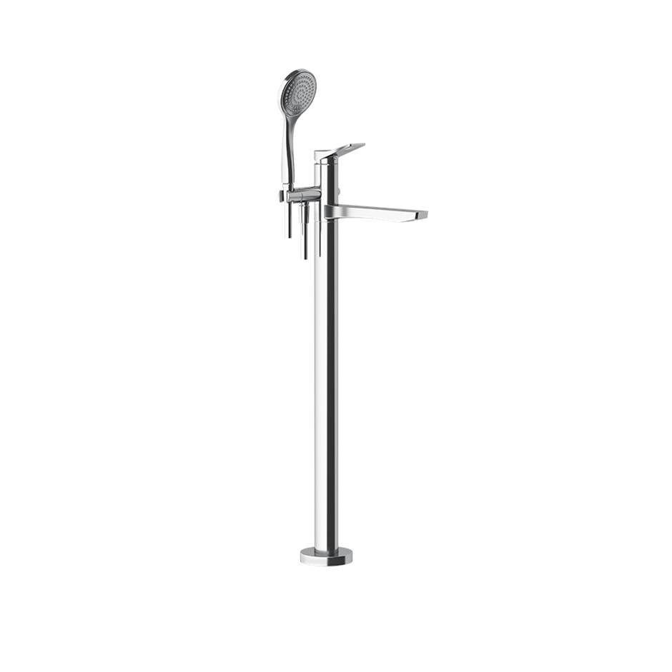 Gessi 59131 Rilievo Trim Parts Only Floor-Mounted Tub Filler