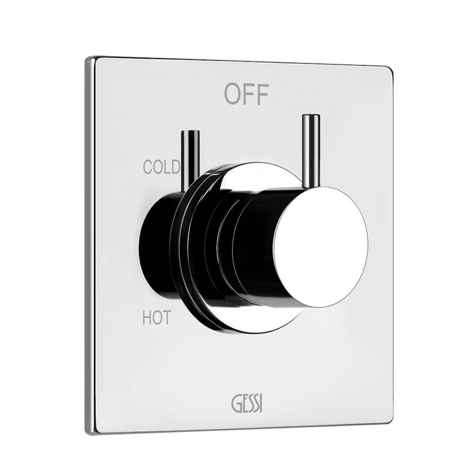 Gessi 59173 Rilievo Trim Parts Only External Parts For Single Exit Pressure Balance