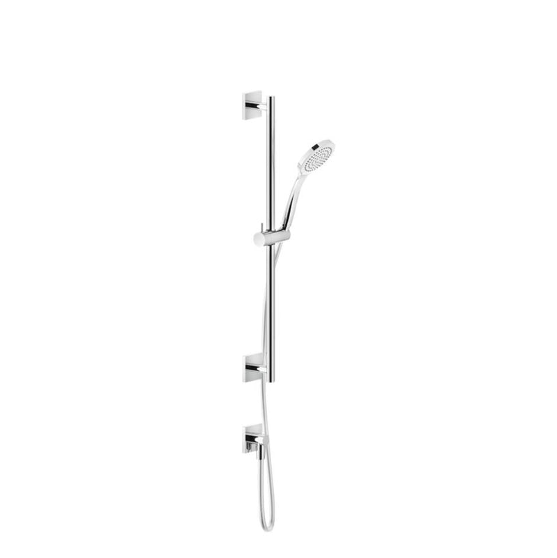 Gessi 59242 Rilievo Handshower and Adjustable Sliding Rail Set