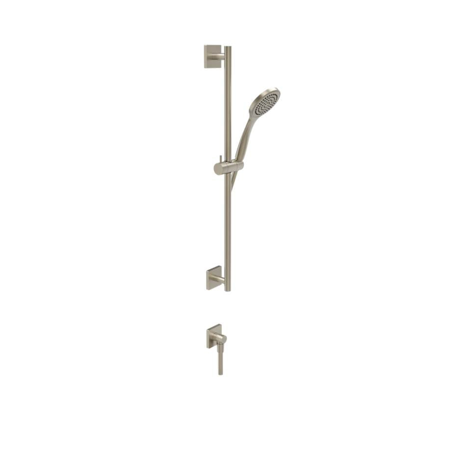 Gessi 59242 Rilievo Handshower and Adjustable Sliding Rail Set