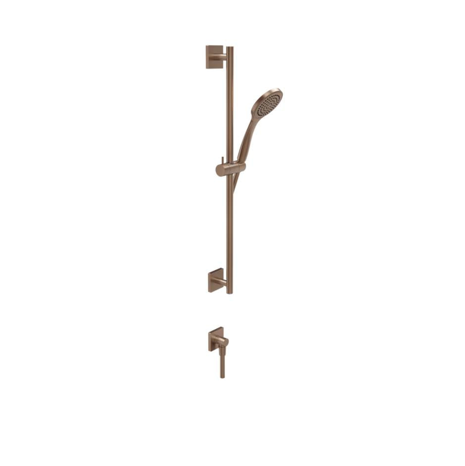 Gessi 59242 Rilievo Handshower and Adjustable Sliding Rail Set