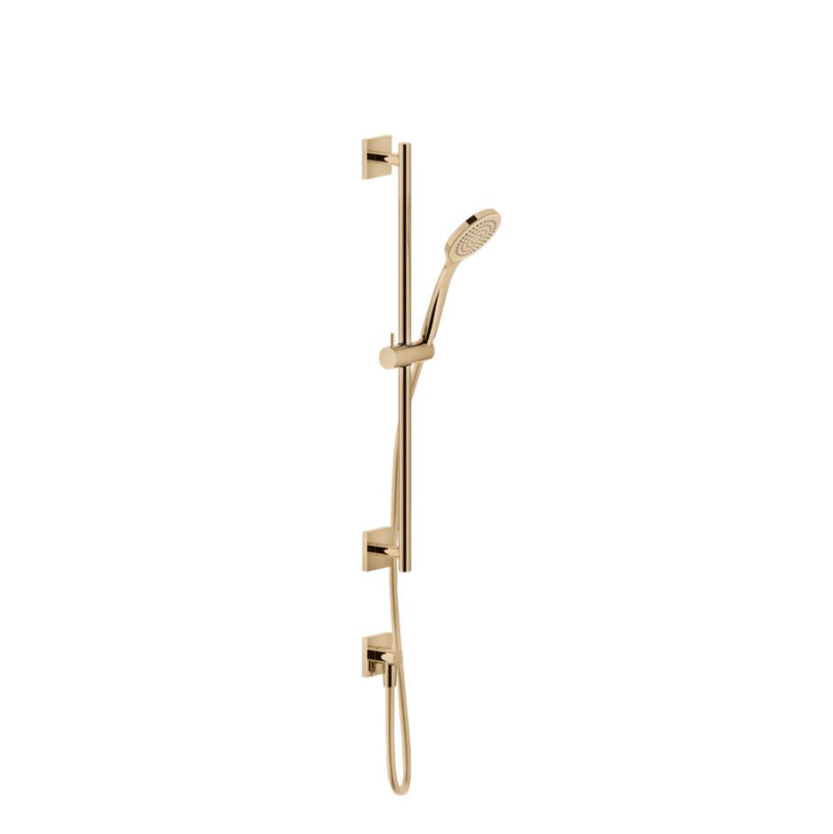 Gessi 59242 Rilievo Handshower and Adjustable Sliding Rail Set