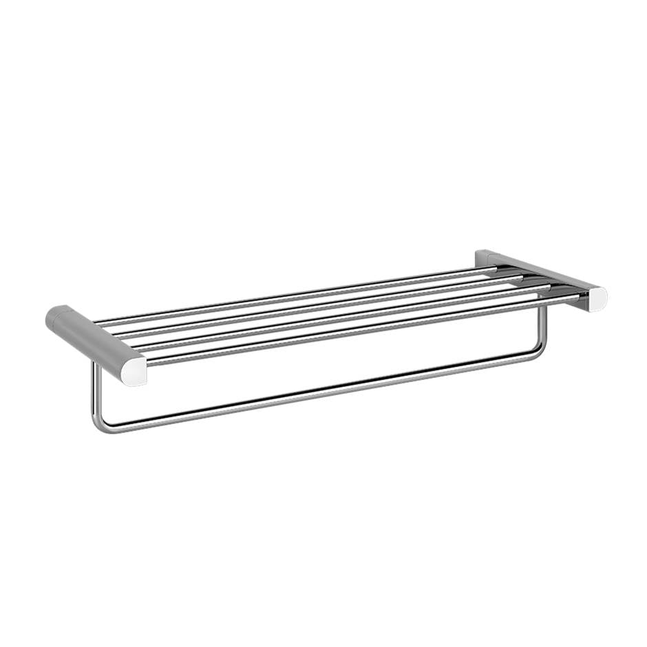Gessi 59407 Rilievo 24" Shelf With Towel Holder