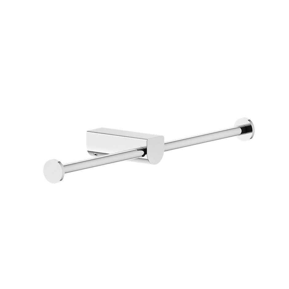 Gessi 59415 Rilievo Wall-Mounted Double Tissue Holder