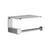 Gessi 59449 Rilievo Wall-Mounted Tissue Holder With Cover