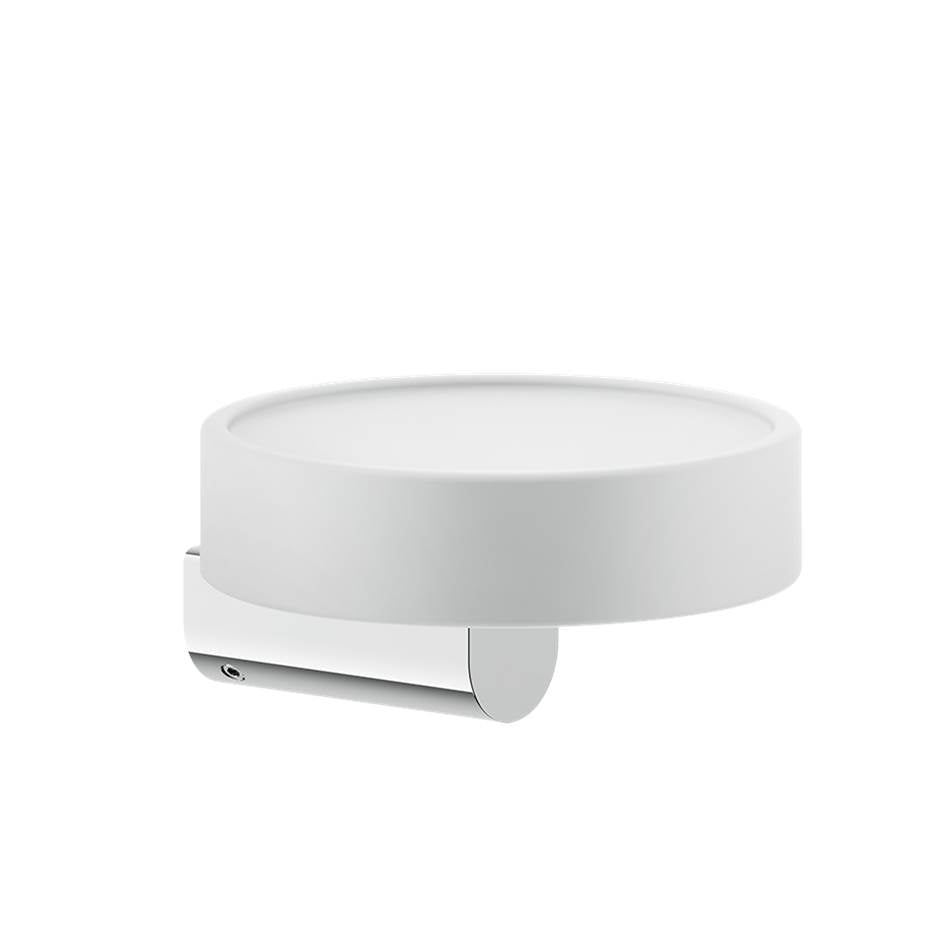 Gessi 59501 Rilievo Wall-Mounted Soap Dish, White