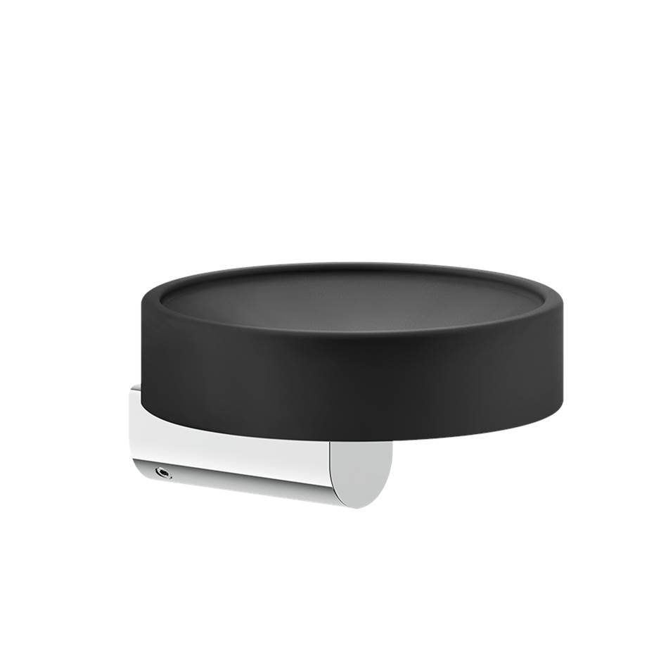 Gessi 59502 Rilievo Wall-Mounted Soap Dish, Black
