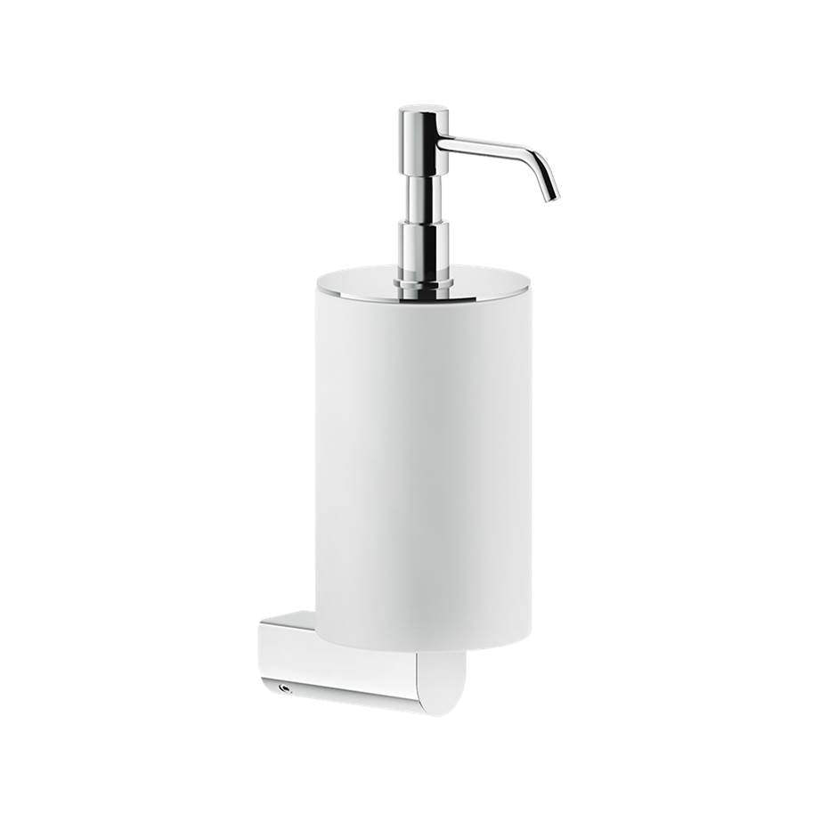 Gessi 59513 Rilievo Wall-Mounted Liquid Soap Dispenser , White