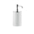 Gessi 59537 Anello Standing Soap Dispenser Holder, White