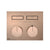 Gessi 63004 Habito Trim Parts Only External Parts For Thermostatic Mixer For Two Functions, With Push-Button On/Off Control - Parent