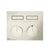 Gessi 63004 Habito Trim Parts Only External Parts For Thermostatic Mixer For Two Functions, With Push-Button On/Off Control
