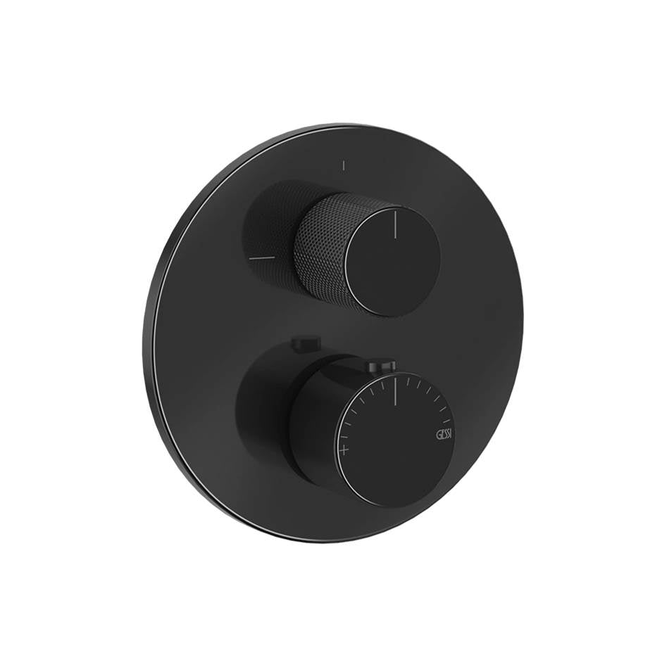 Gessi 63133 Anello Trim Parts Only External Parts For Thermostatic With Single Volume Control Diamantato.