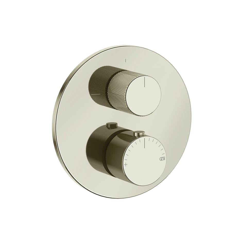 Gessi 63133 Anello Trim Parts Only External Parts For Thermostatic With Single Volume Control Diamantato.