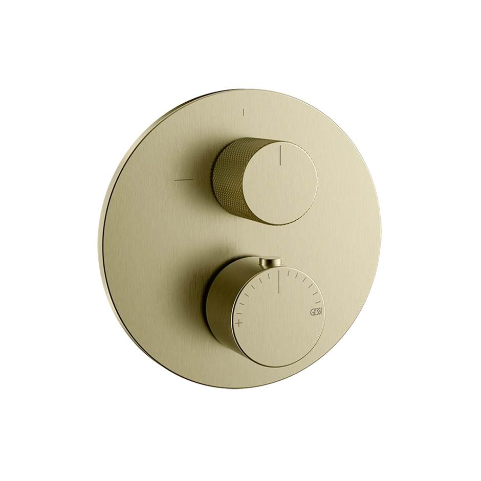 Gessi 63133 Anello Trim Parts Only External Parts For Thermostatic With Single Volume Control Diamantato.