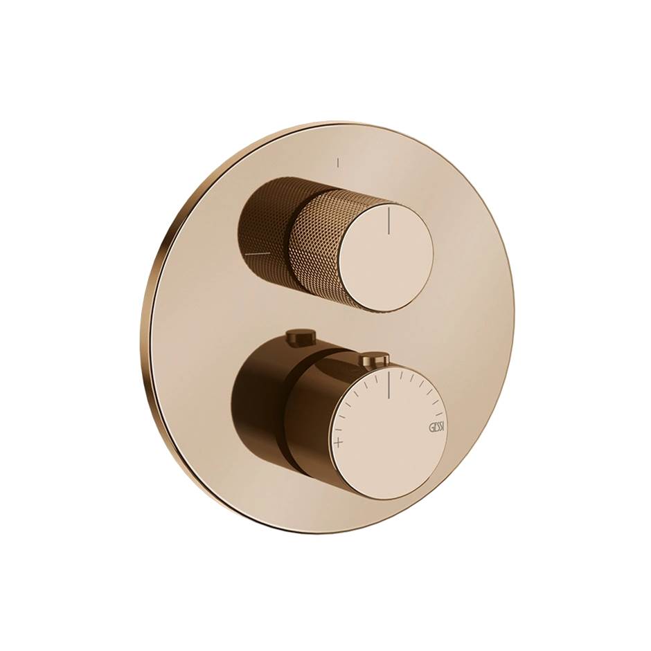 Gessi 63135 Anello Trim Parts Only External Parts For 2-Way Diverterthermostatic and Volume Control Diamantato. - Parent