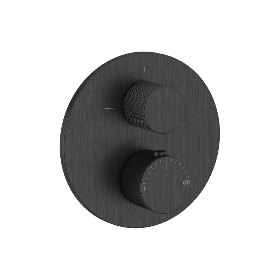 Gessi 63135 Anello Trim Parts Only External Parts For 2-Way Diverterthermostatic and Volume Control Diamantato.